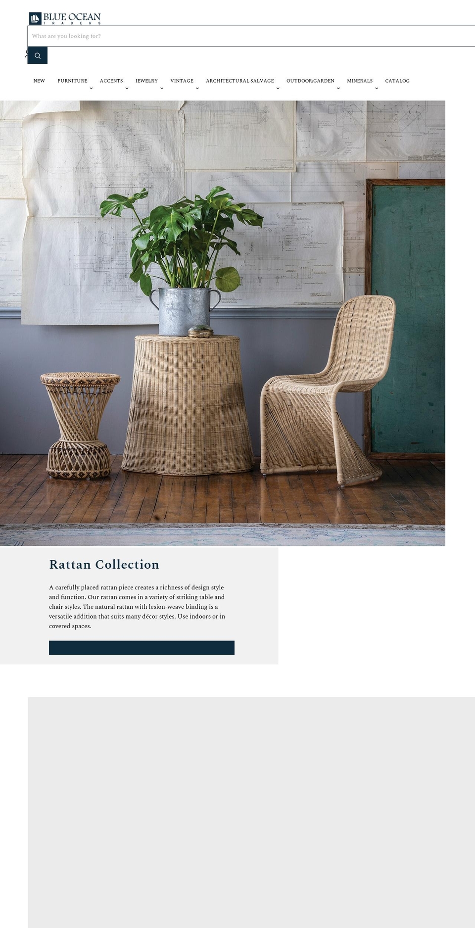 blueoceantraders.com shopify website screenshot