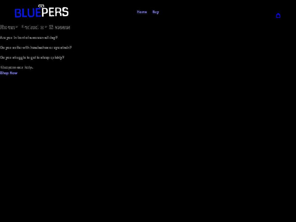 bluepers.co.uk shopify website screenshot
