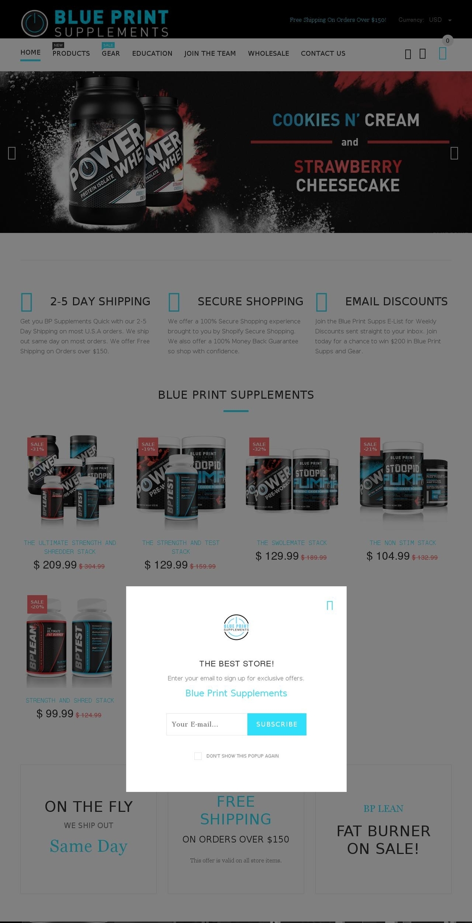 yourstore-v2-1-2 Shopify theme site example blueprintsupps.com