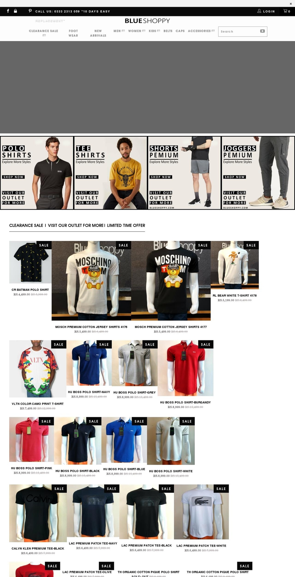 blueshoppy.com shopify website screenshot