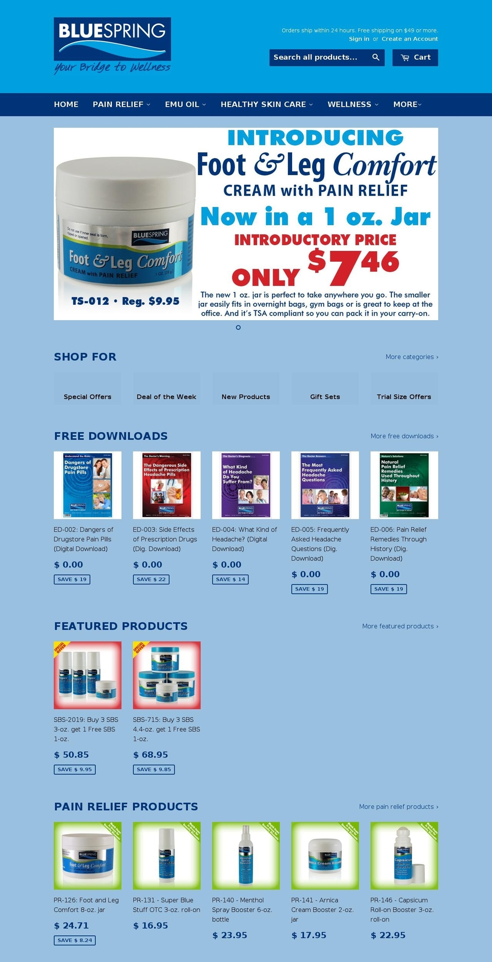 Supply Bold Edits Feb10\/17 Shopify theme site example bluespringwellness.com