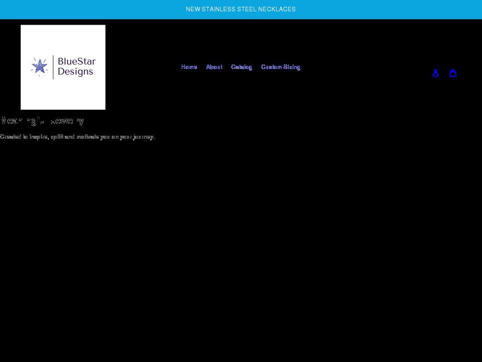 bluestardesigns.ca shopify website screenshot