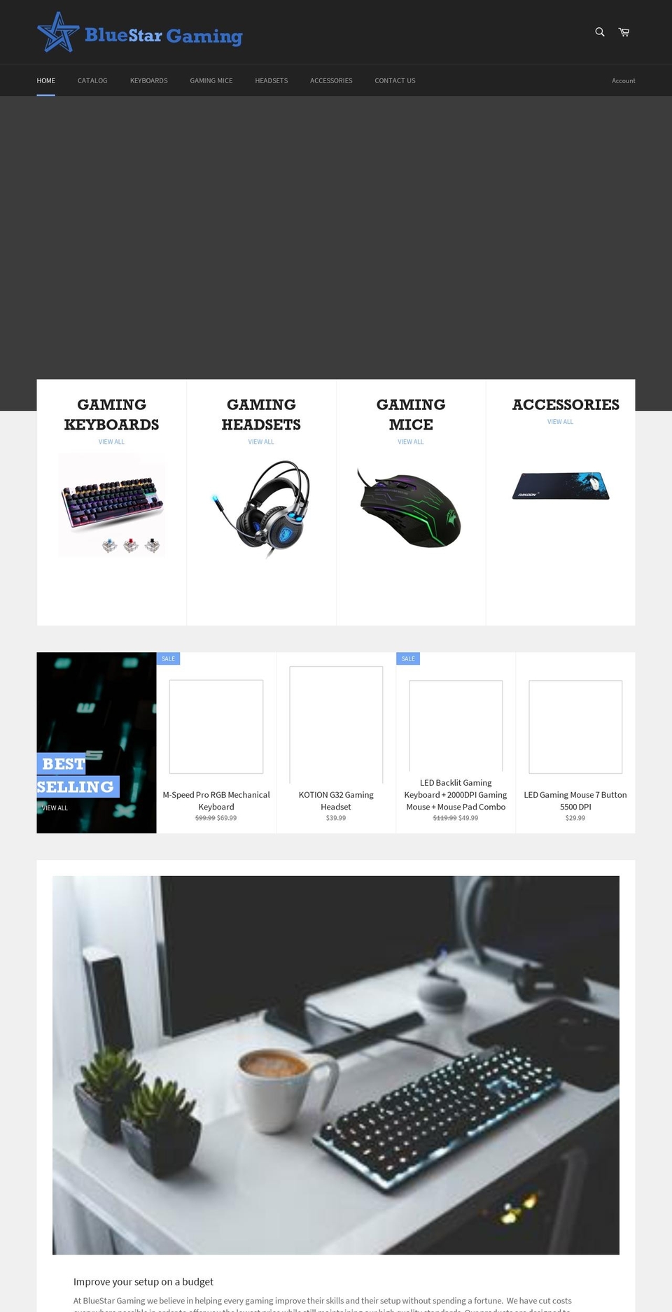 bluestarmarket.com — Shopify storefront screenshot