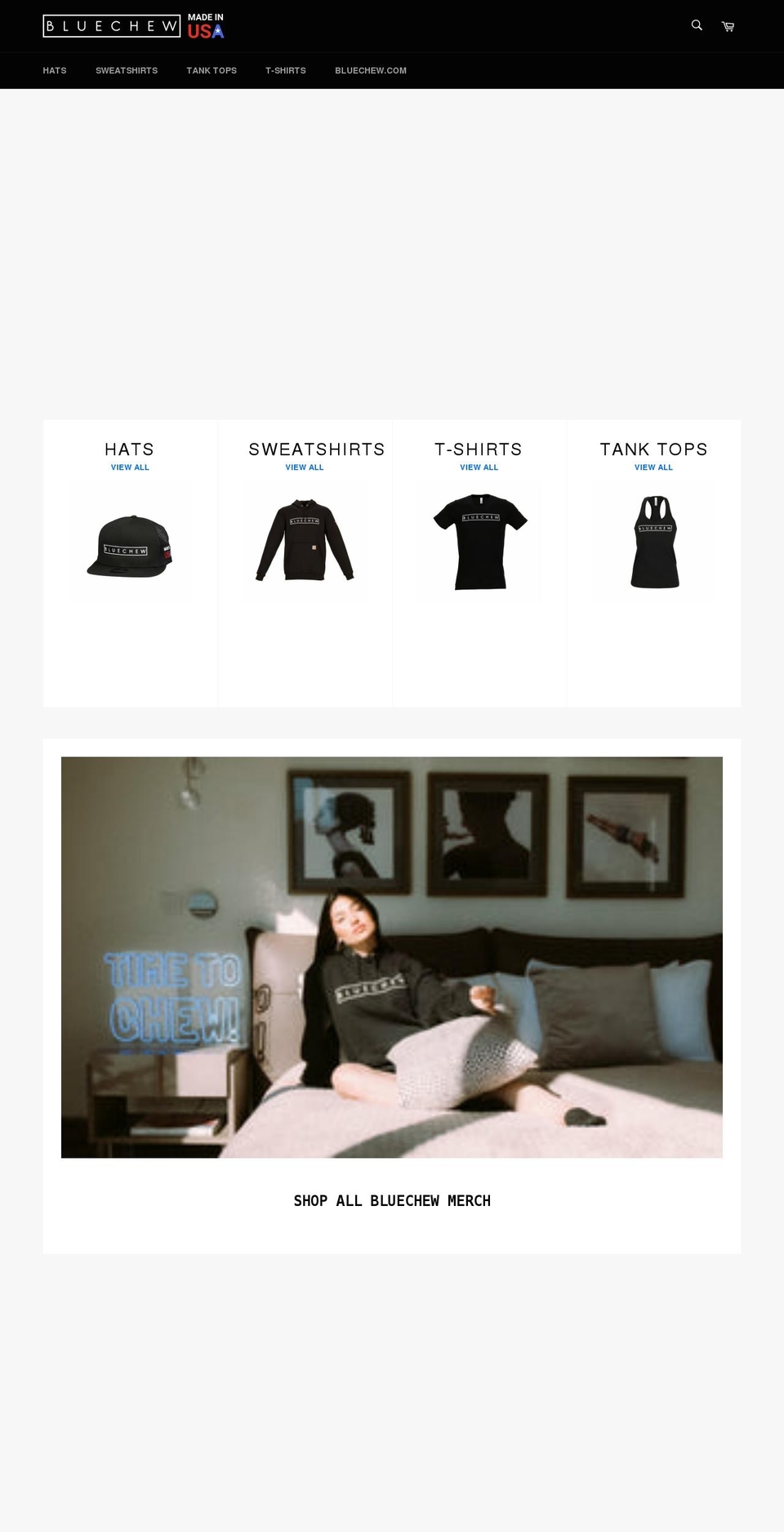blueswag.com shopify website screenshot