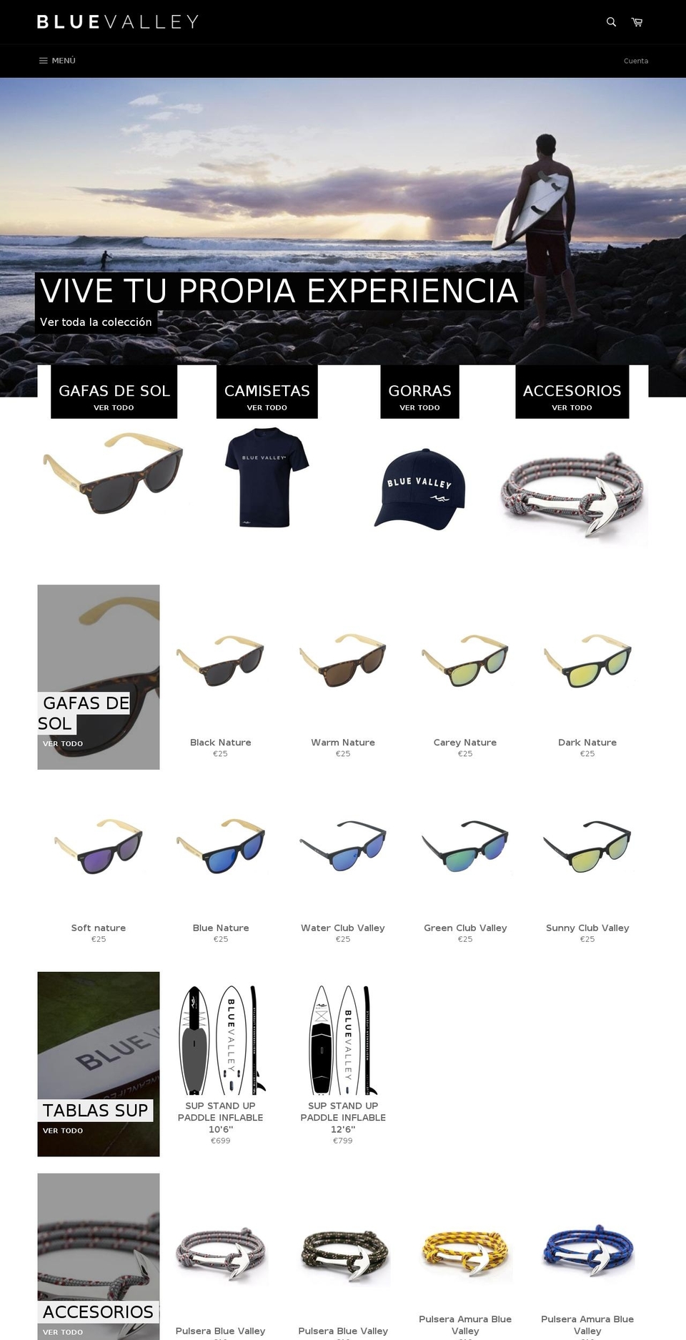 bluevalleyco.com shopify website screenshot