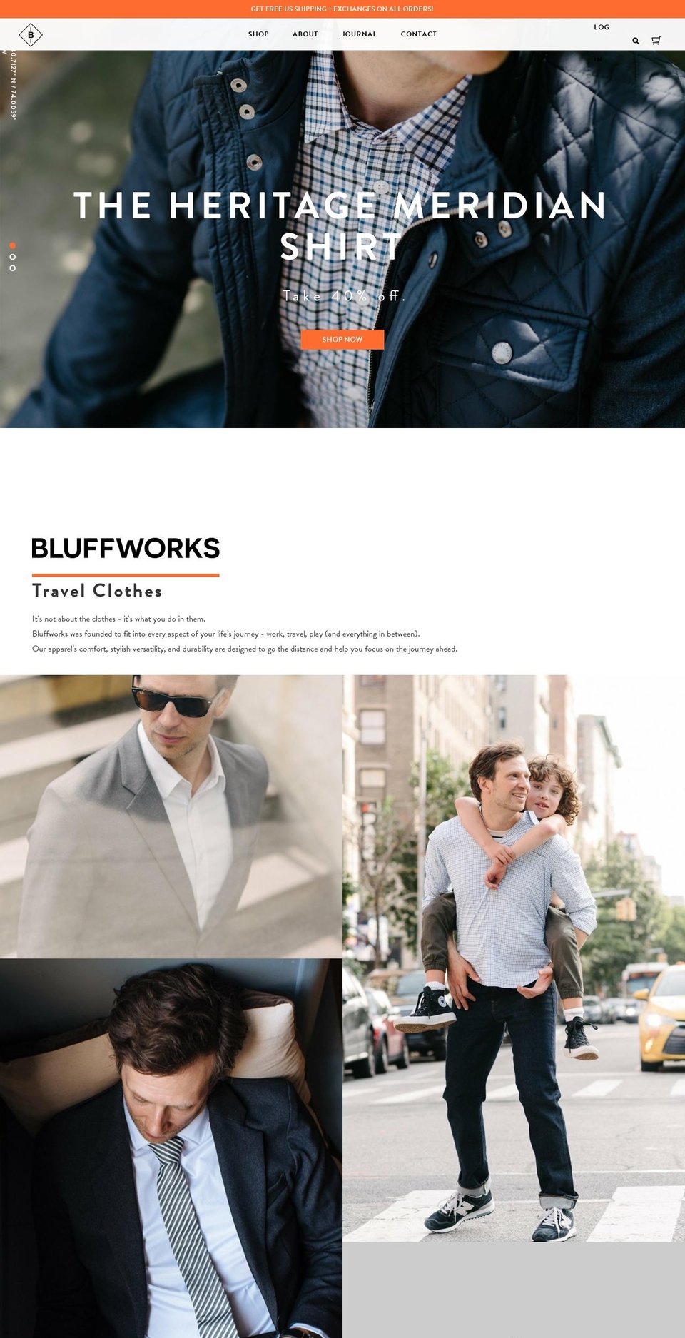 bluffwork.com shopify website screenshot