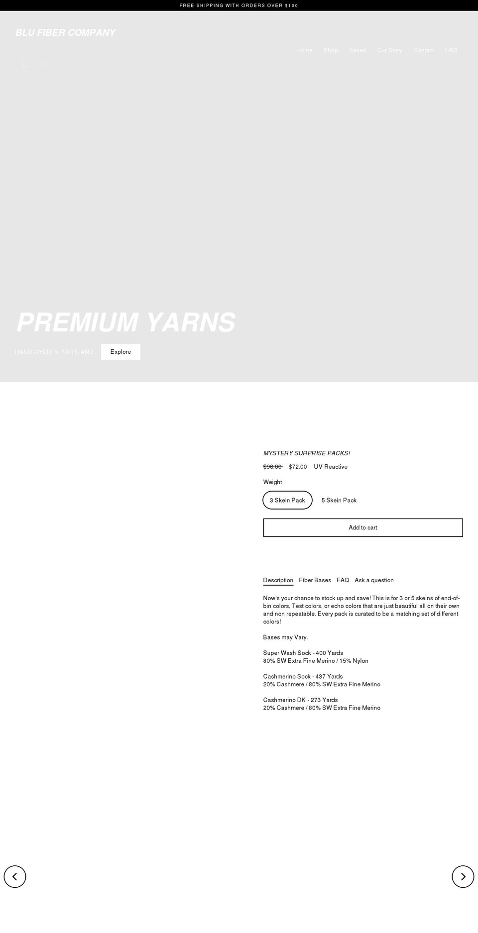 blufiberco.com shopify website screenshot