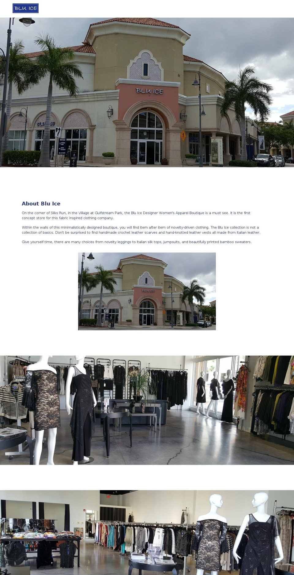 bluicegroup.com shopify website screenshot