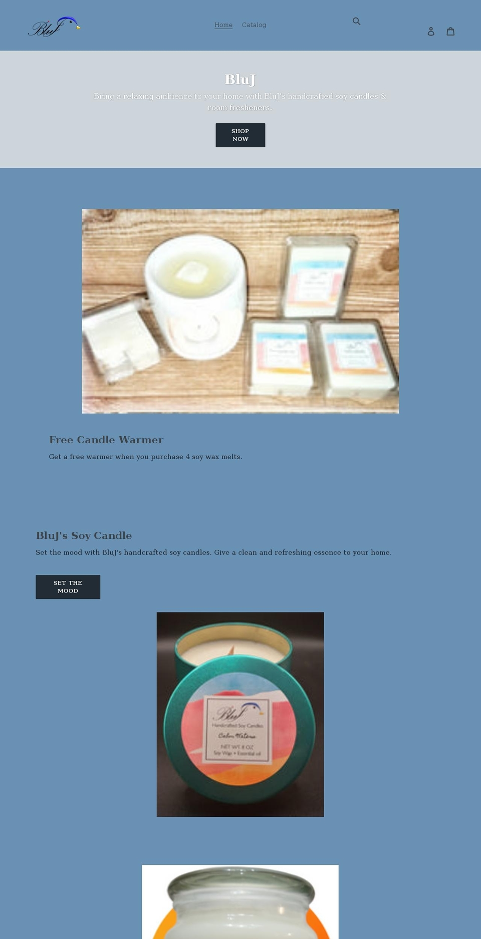 blujs.com shopify website screenshot