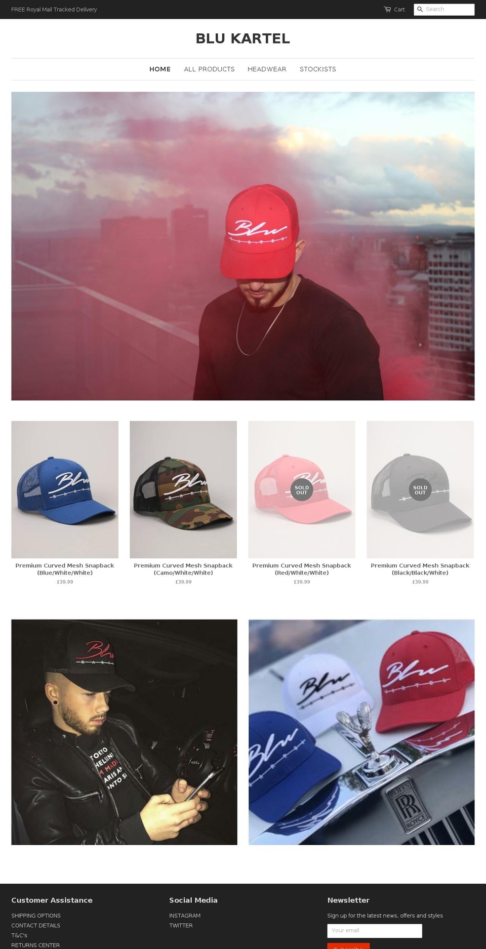 blukartel.com — Shopify storefront screenshot