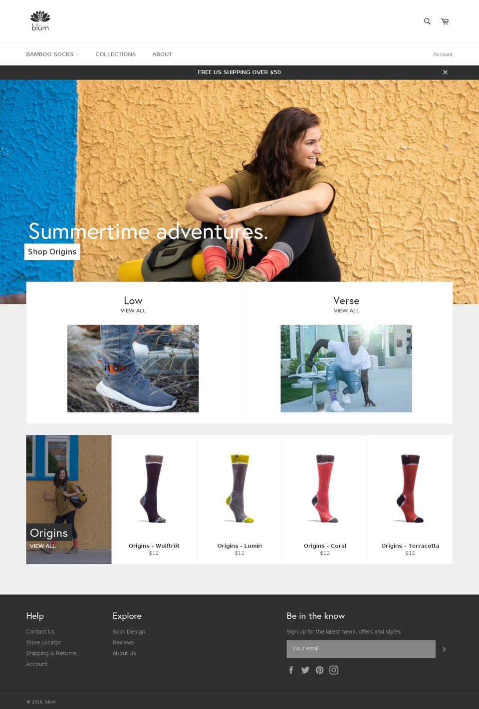 blum.life shopify website screenshot