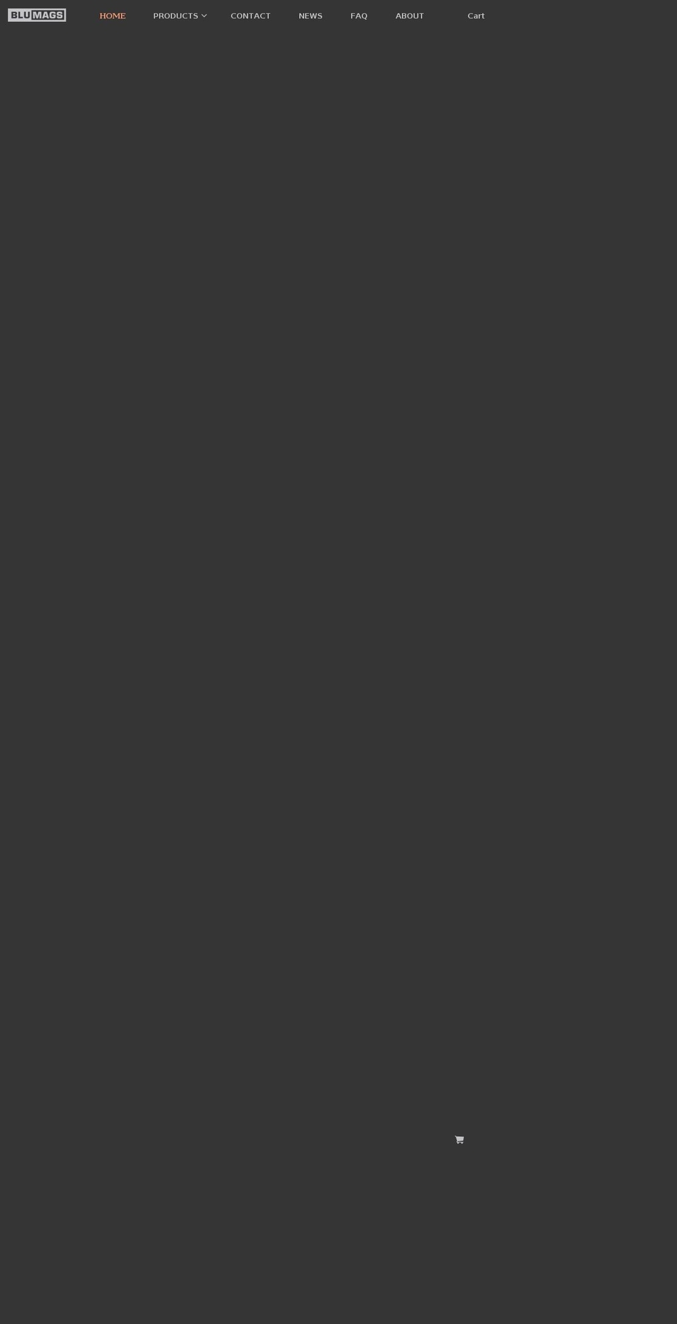 blumags.com shopify website screenshot