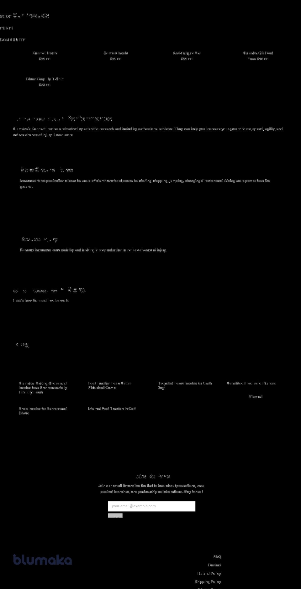 blumaka.com shopify website screenshot