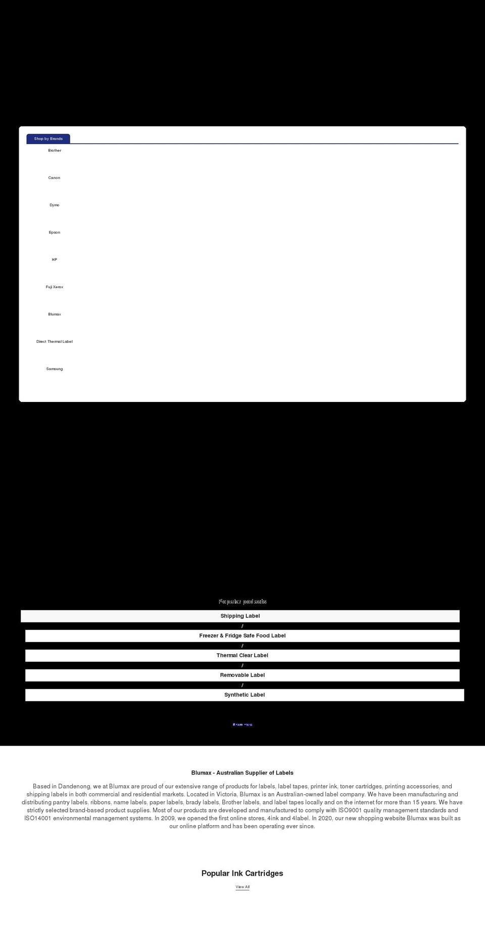 blumax.com.au shopify website screenshot