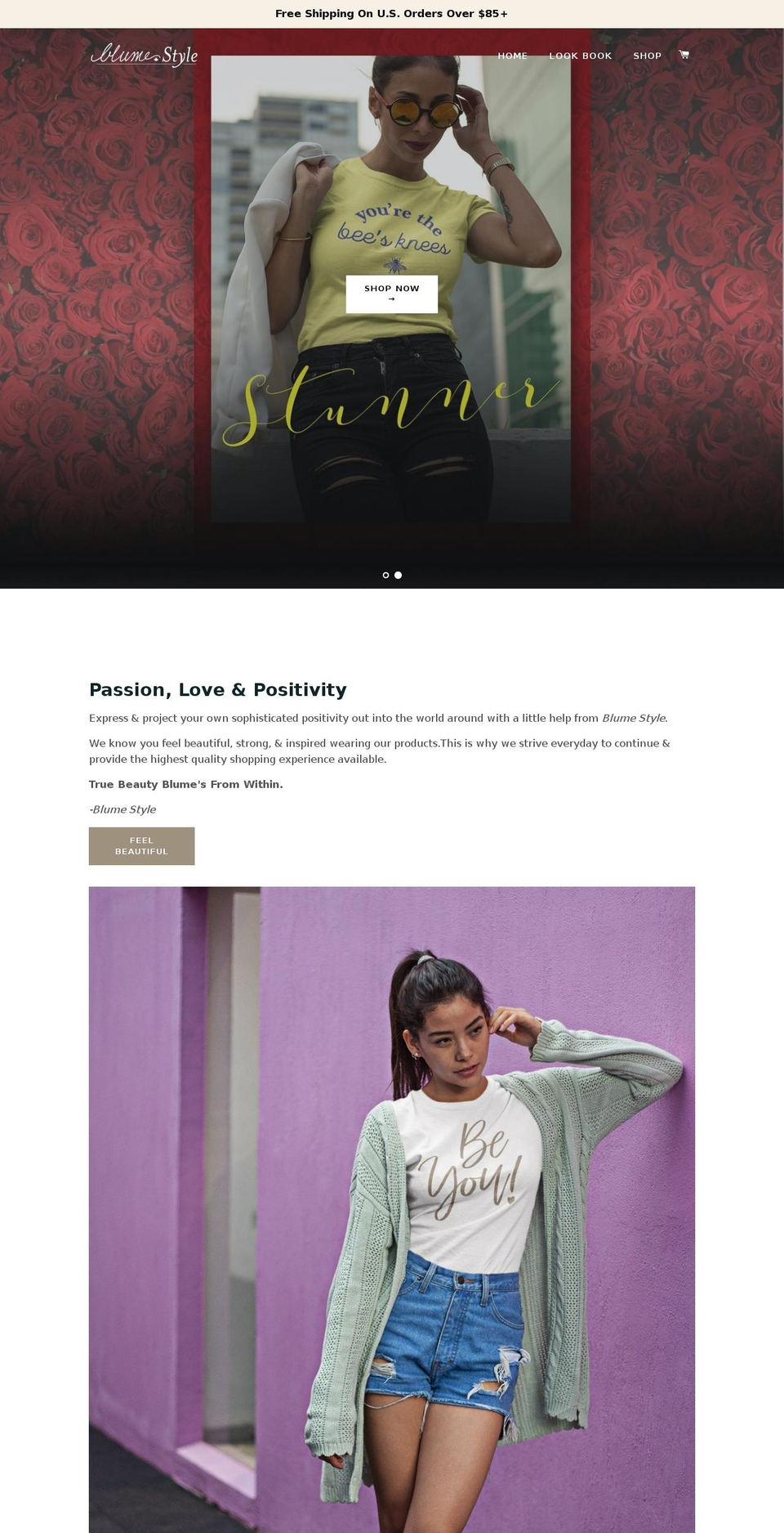 blumestyle.com — Shopify storefront screenshot