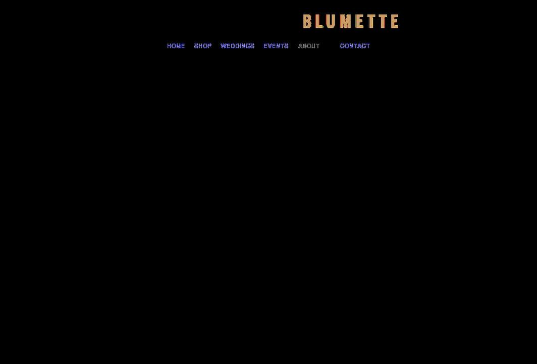 blumette.com.au shopify website screenshot