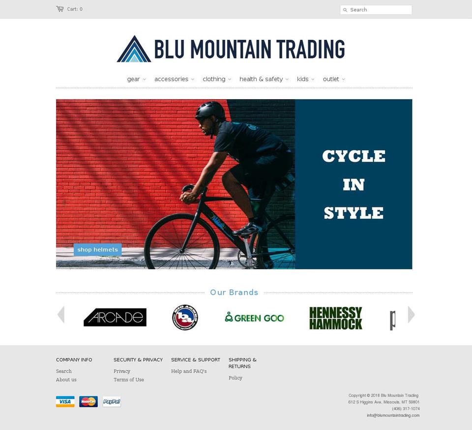 blumountaintrading.com — Shopify storefront screenshot