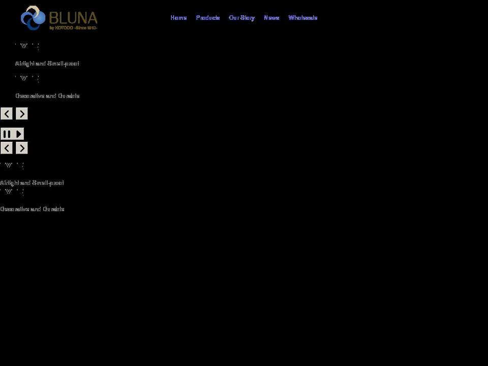 bluna-tyte.myshopify.com shopify website screenshot