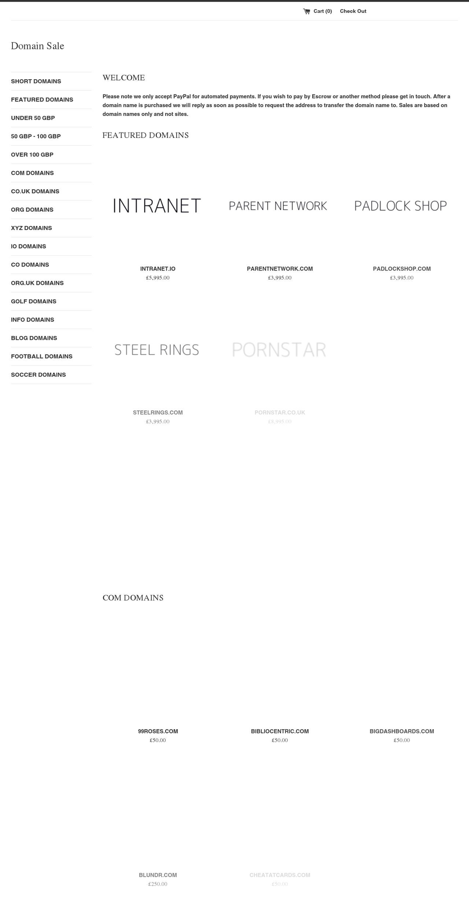blundr.com shopify website screenshot