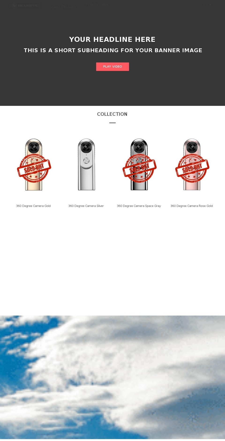 blurfix.net shopify website screenshot