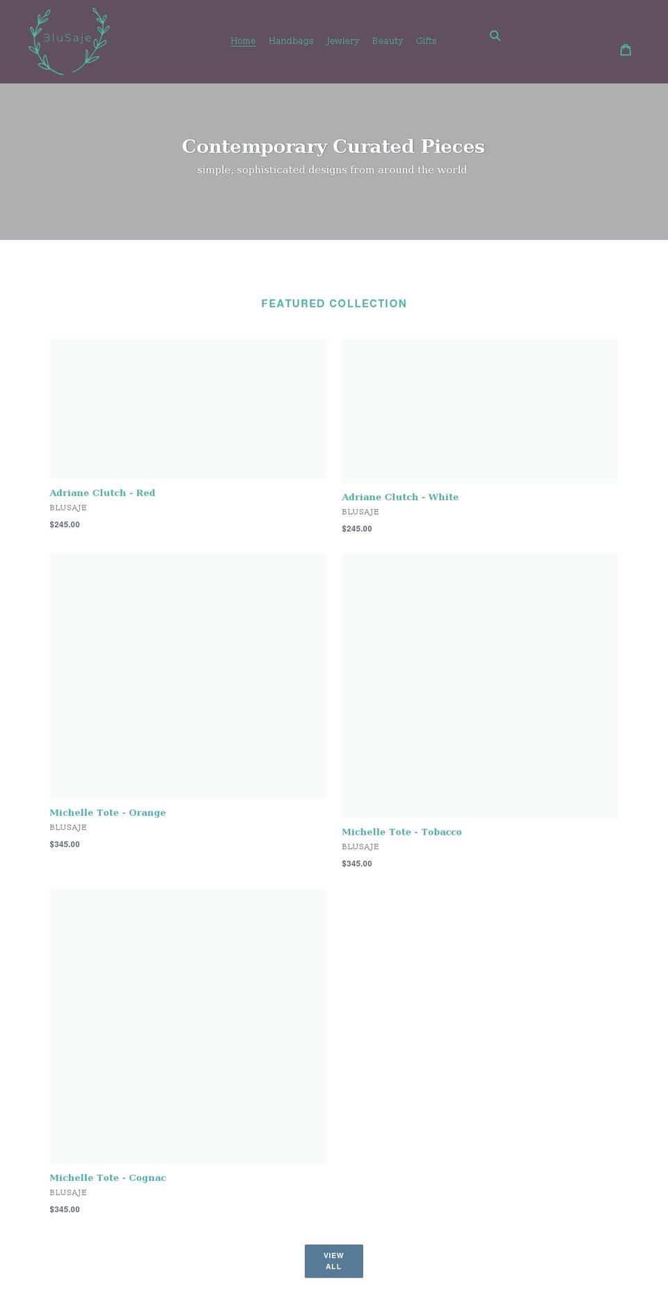 blusaje.com shopify website screenshot