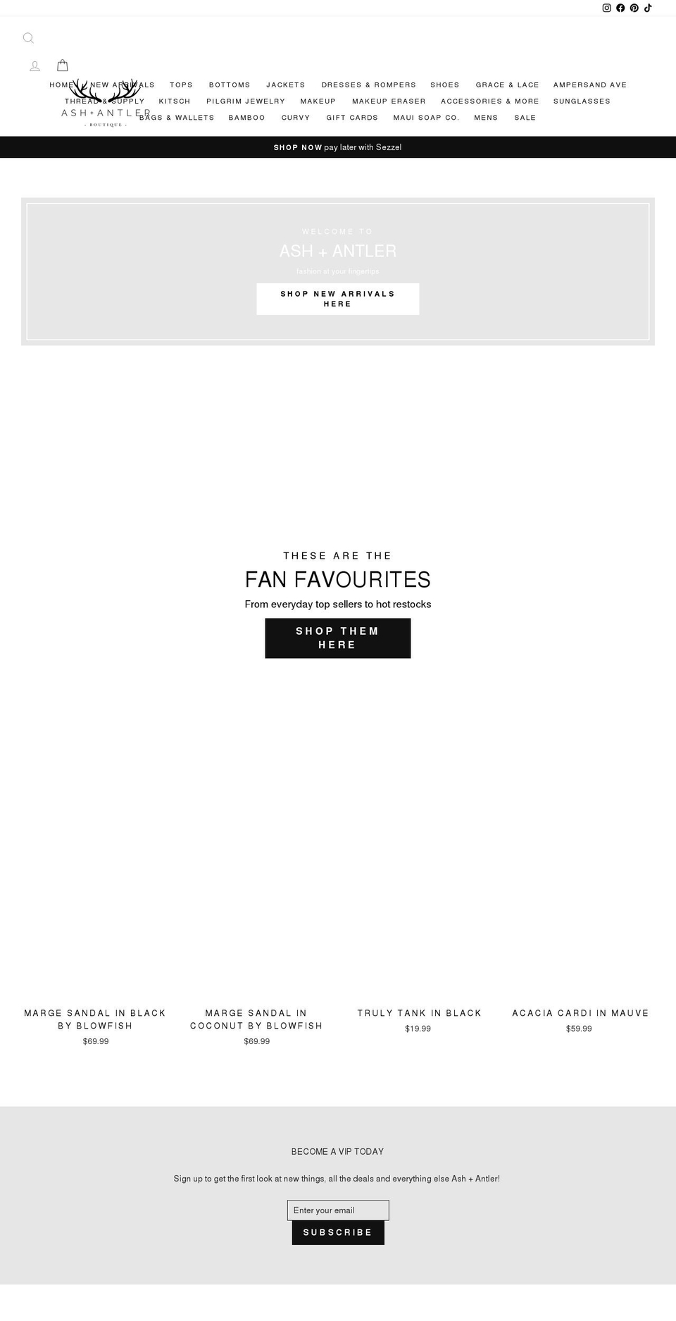 blushbymeli.com — Shopify storefront screenshot