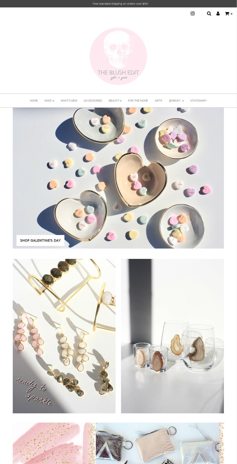 vday Shopify theme site example blushedit.com
