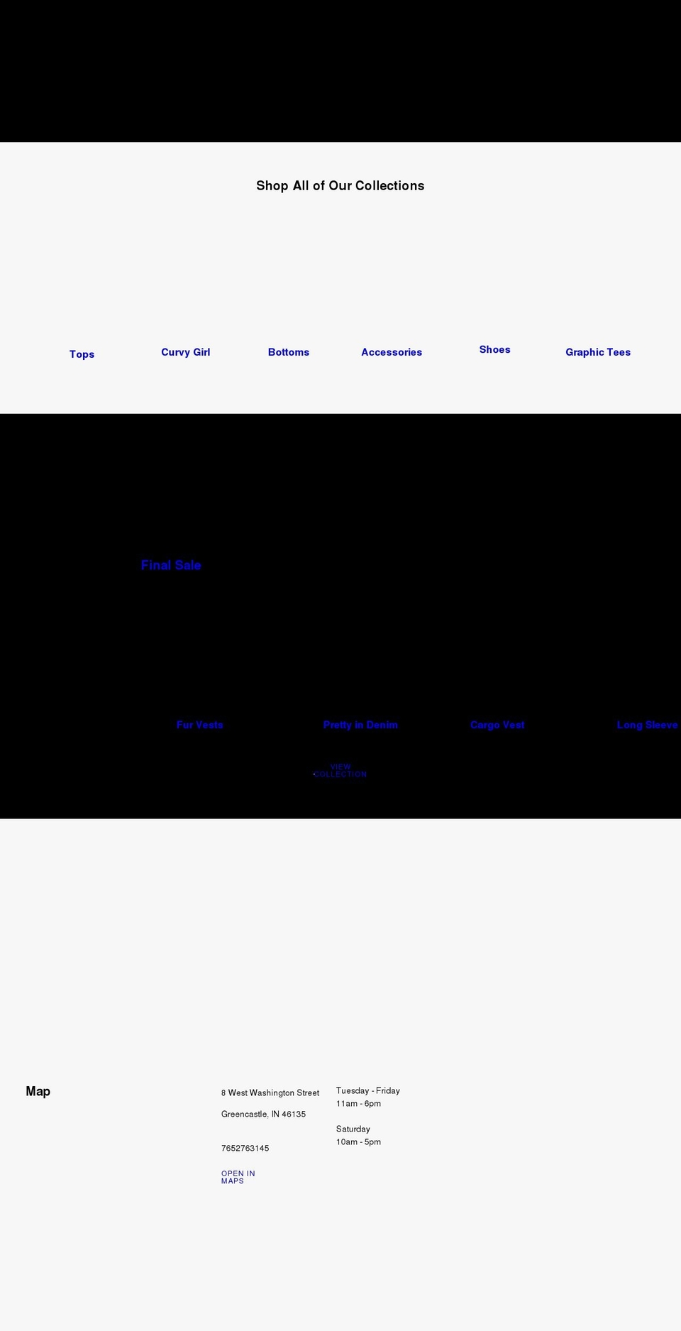 blushingbeausboutique.com shopify website screenshot
