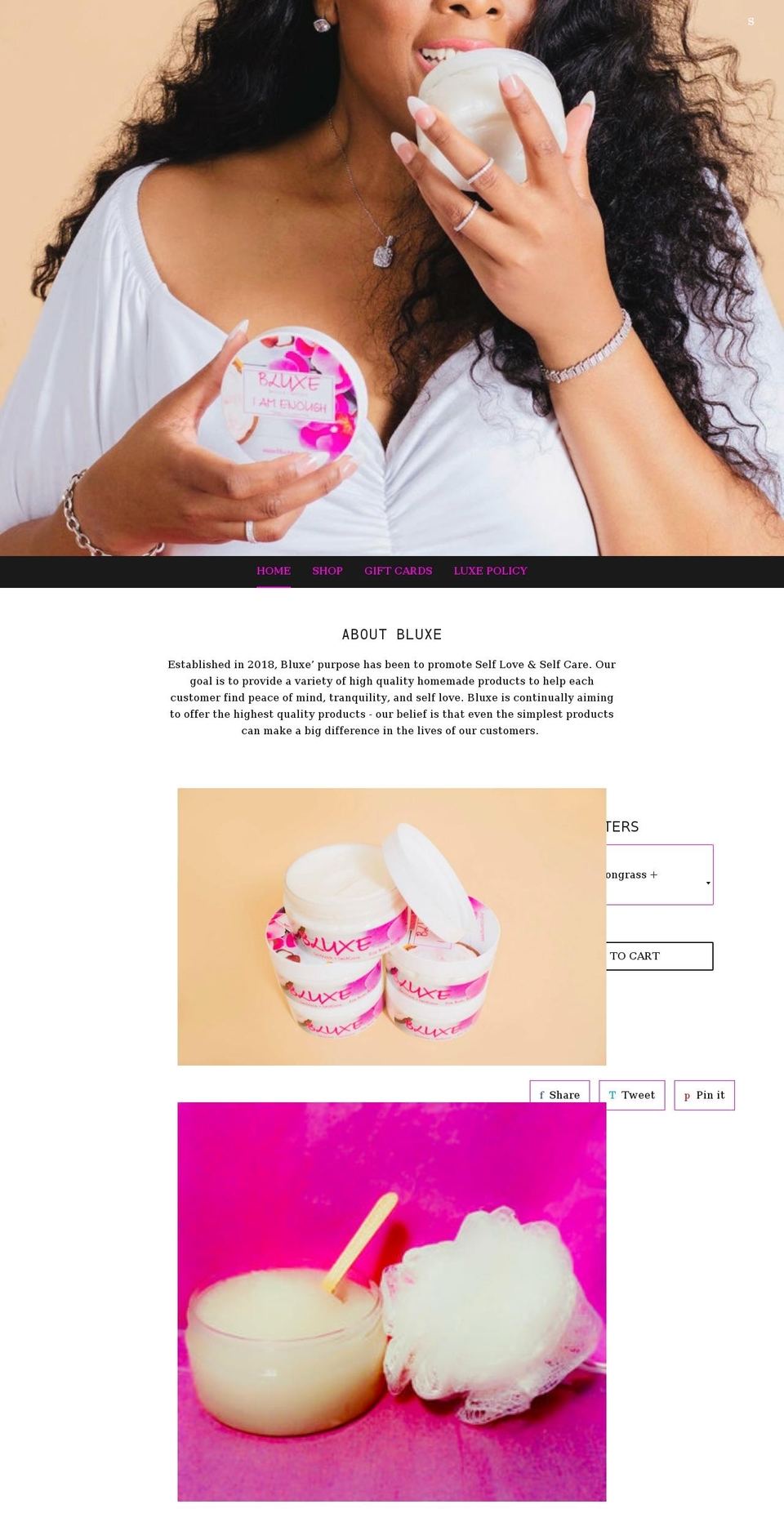 bluxeco.shop shopify website screenshot