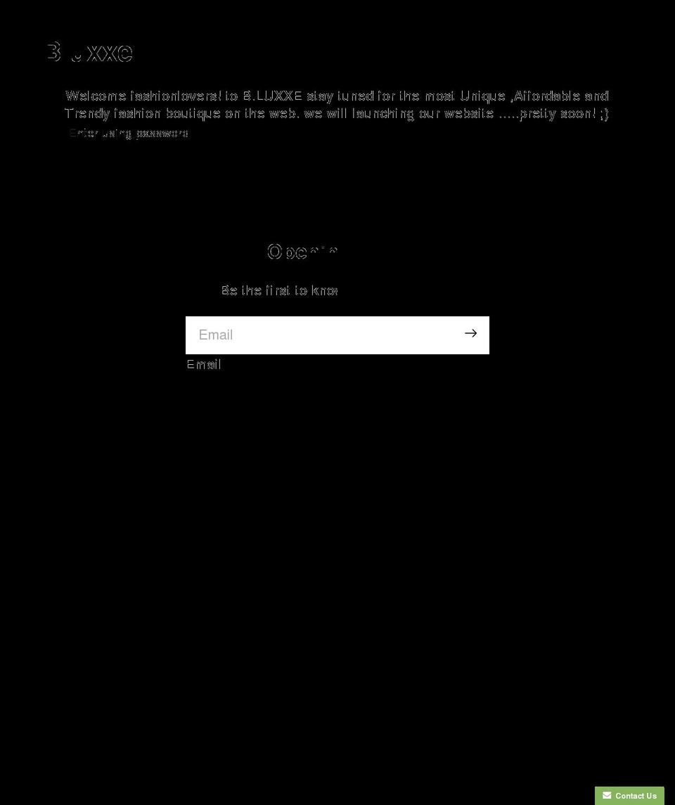 bluxxe.com shopify website screenshot