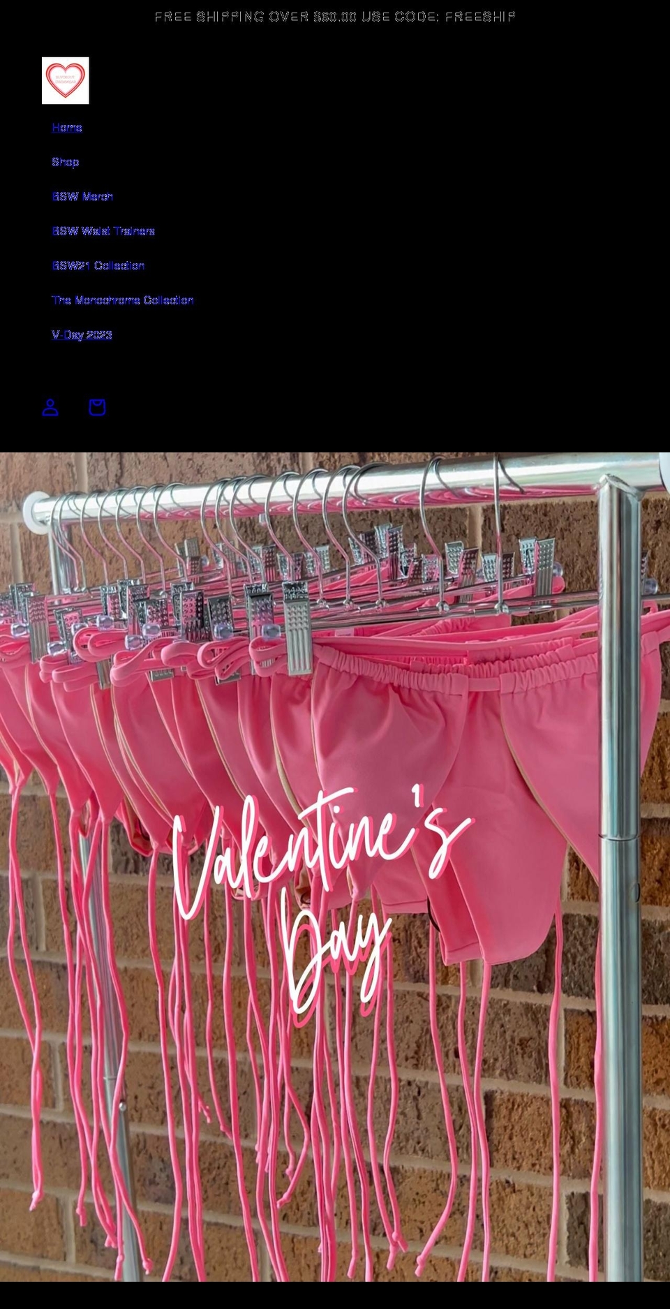 blvckoutswimwear.com — Shopify storefront screenshot