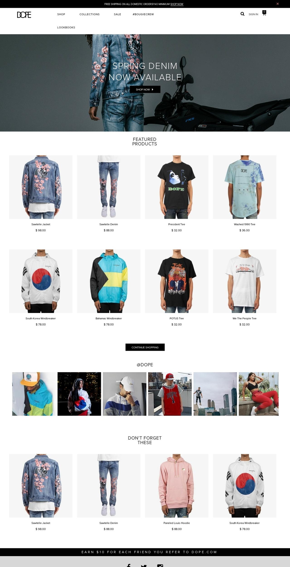 Current DOPE Theme Shopify theme site example blvckscvle.com