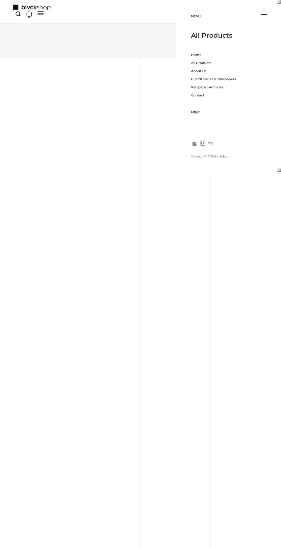 blvckshop.com shopify website screenshot