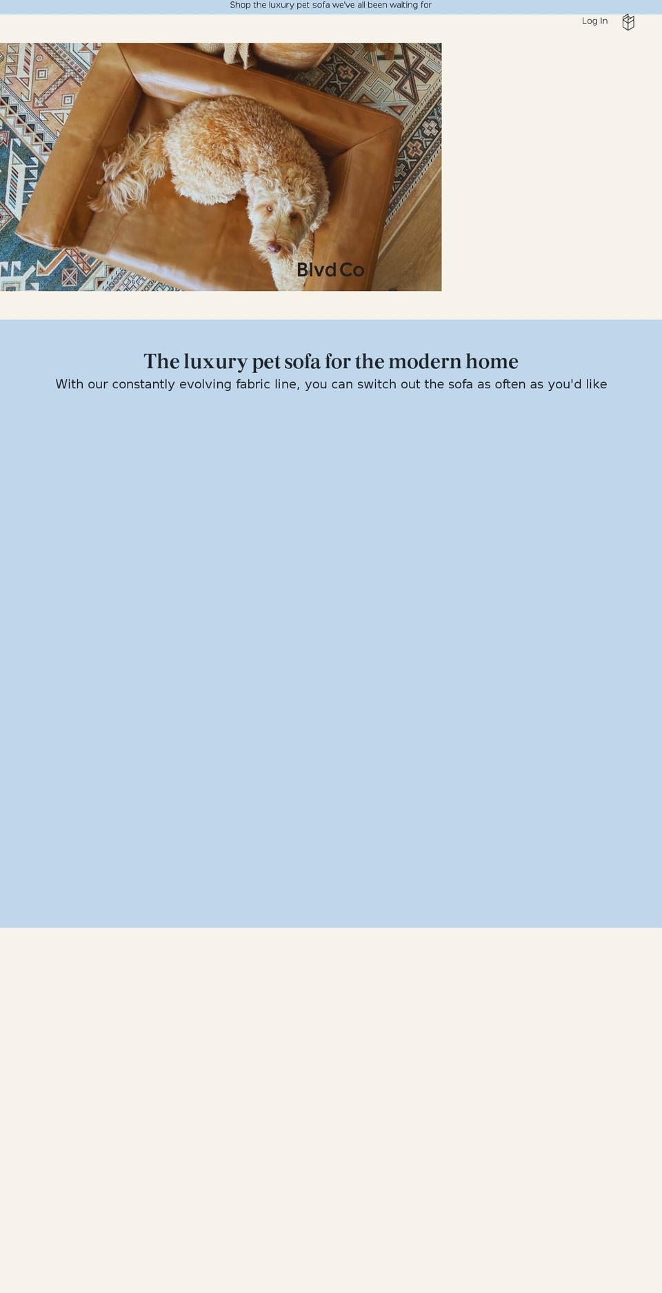 blvdco.com shopify website screenshot