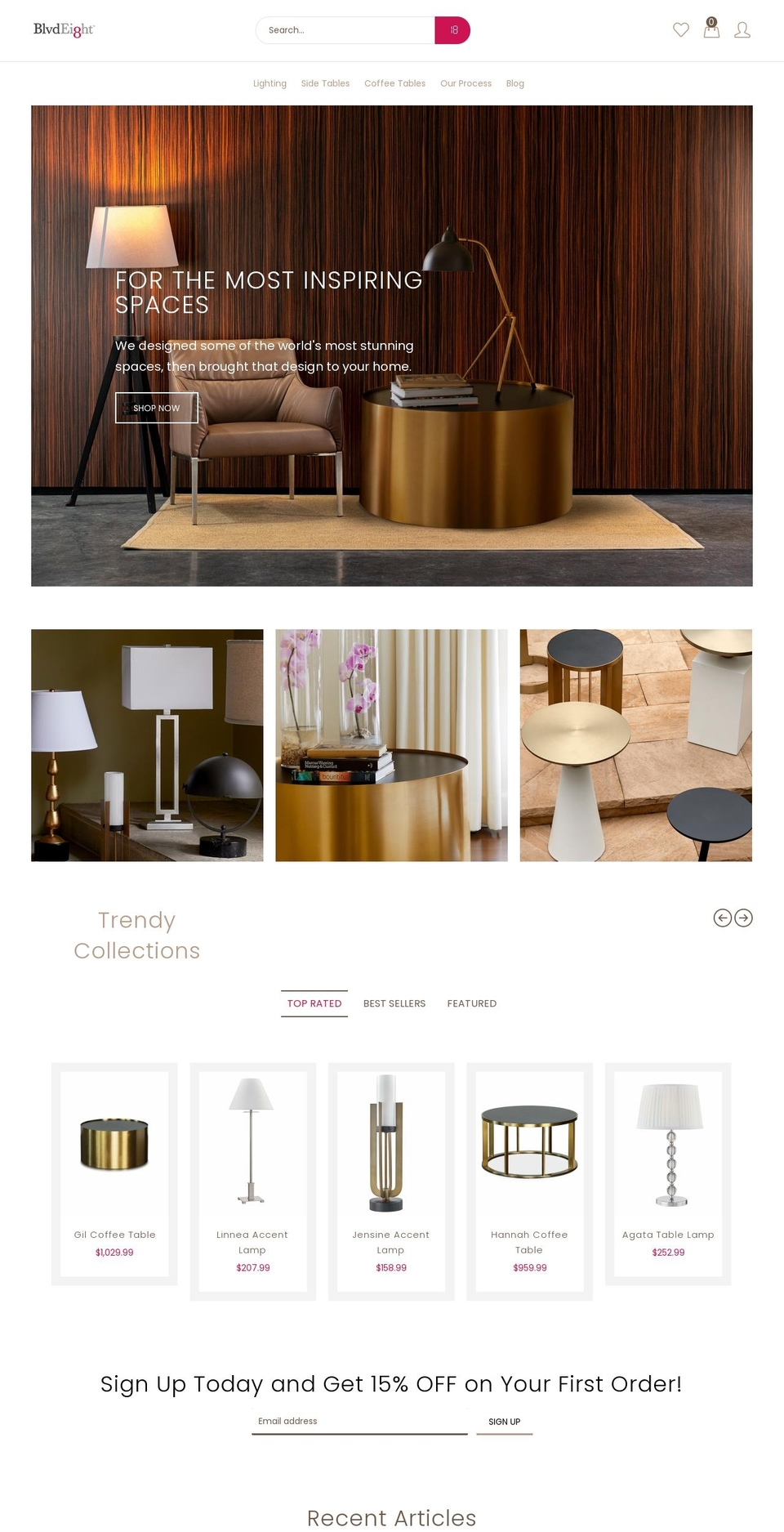 blvdeight.com shopify website screenshot