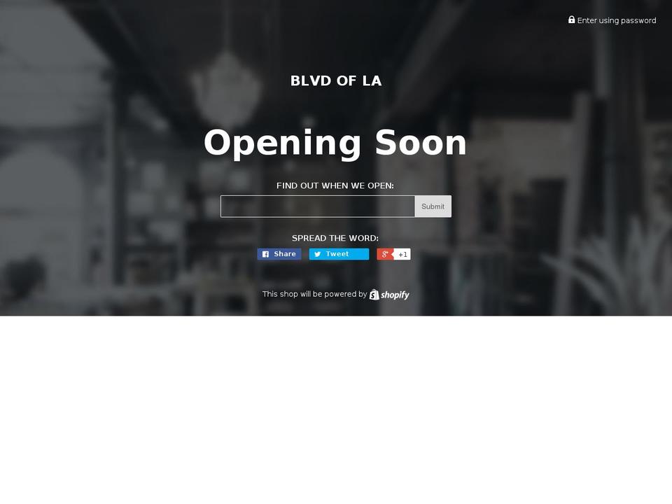 blvdofla.com shopify website screenshot