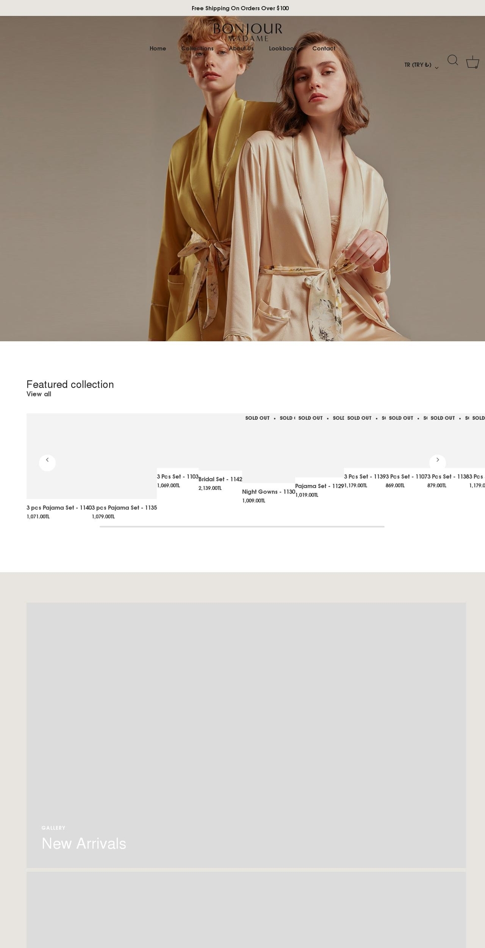 bmadame.com shopify website screenshot