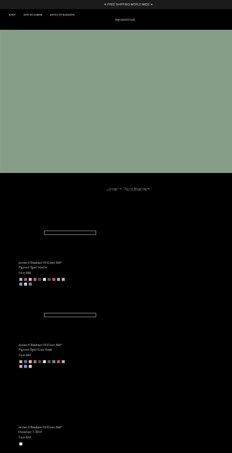 bmatchfreek.com shopify website screenshot