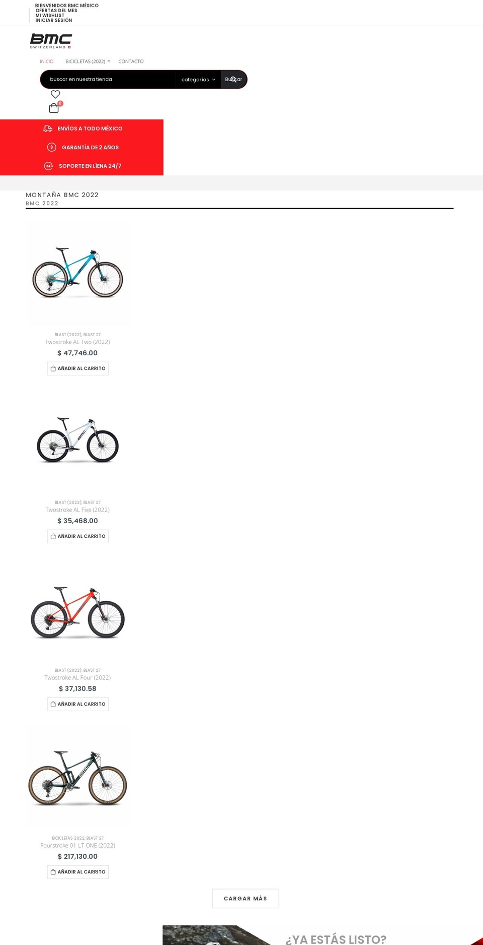 bmc-mexico.com shopify website screenshot