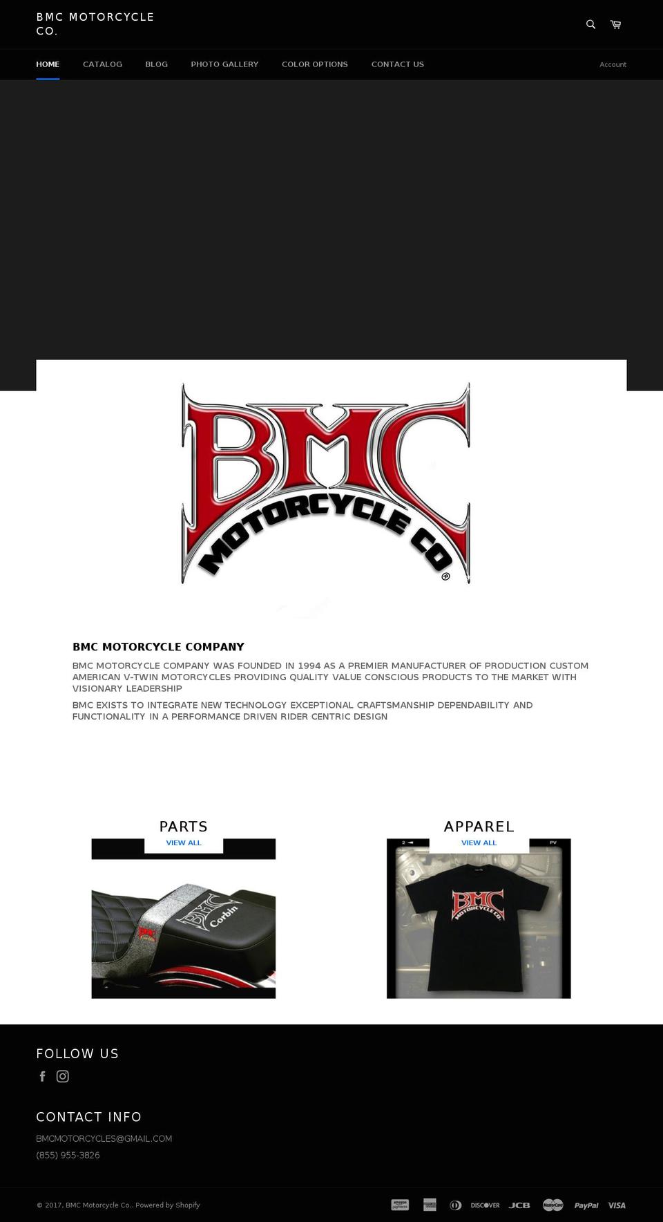 bmcmc.com shopify website screenshot