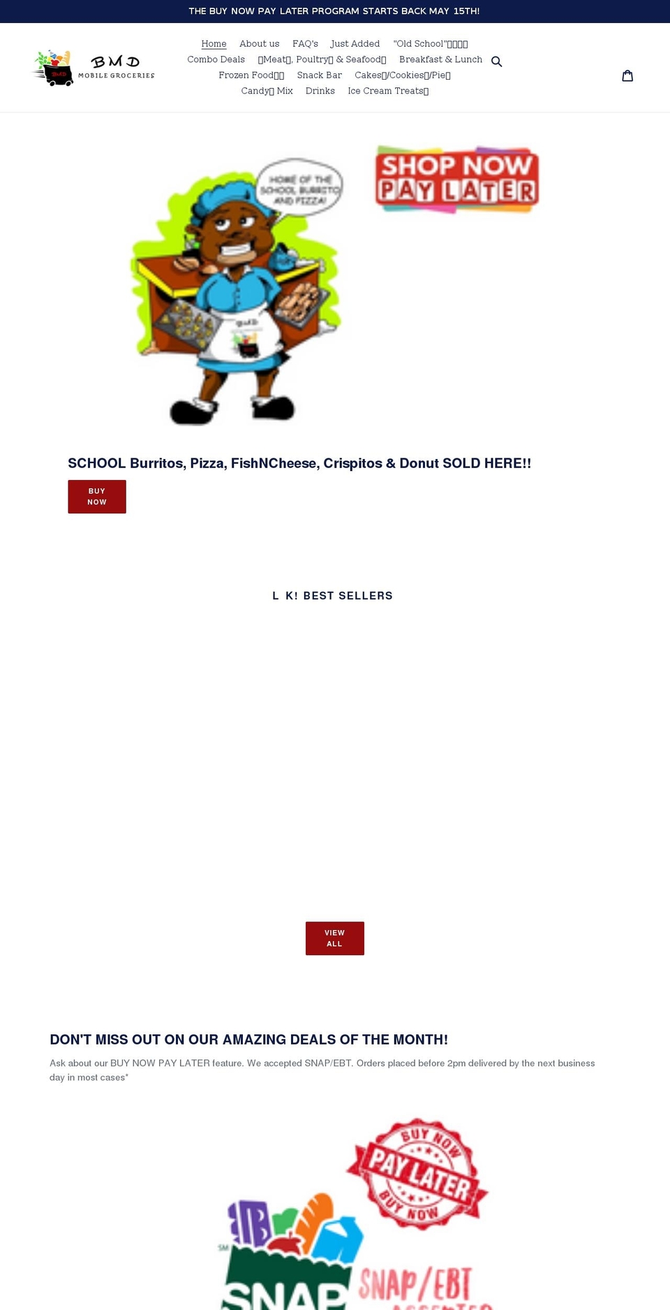 bmddallas.com shopify website screenshot