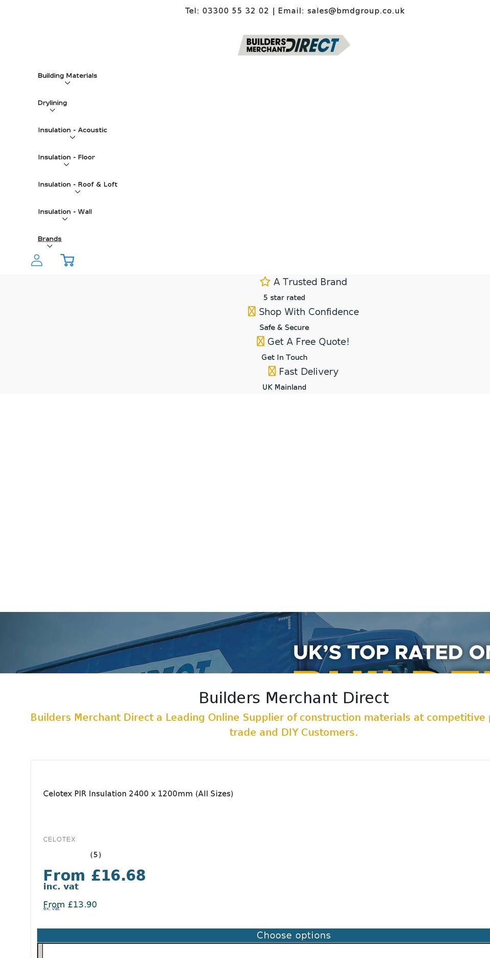 bmdgroup.co.uk shopify website screenshot