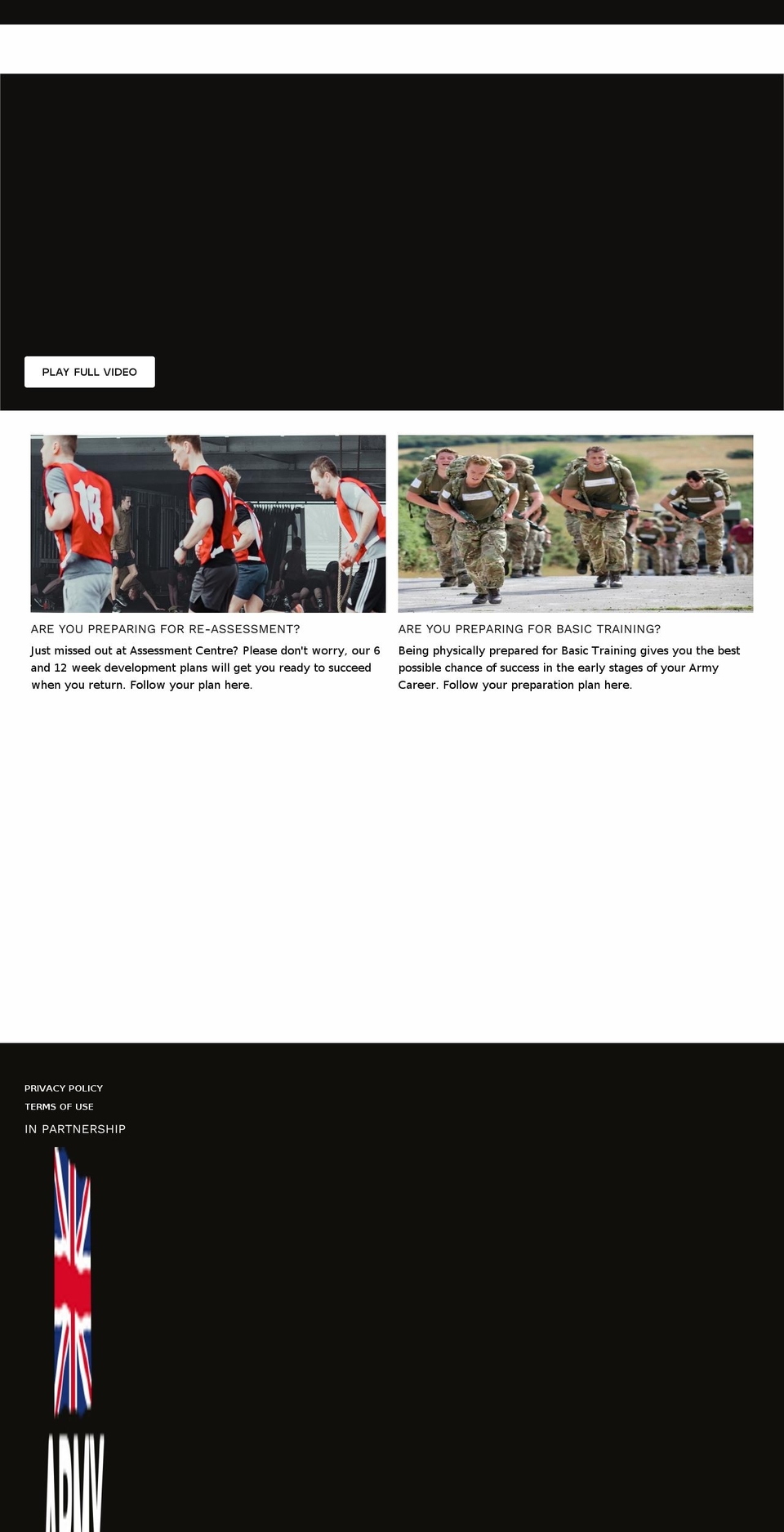 bmfarmyprep.com shopify website screenshot