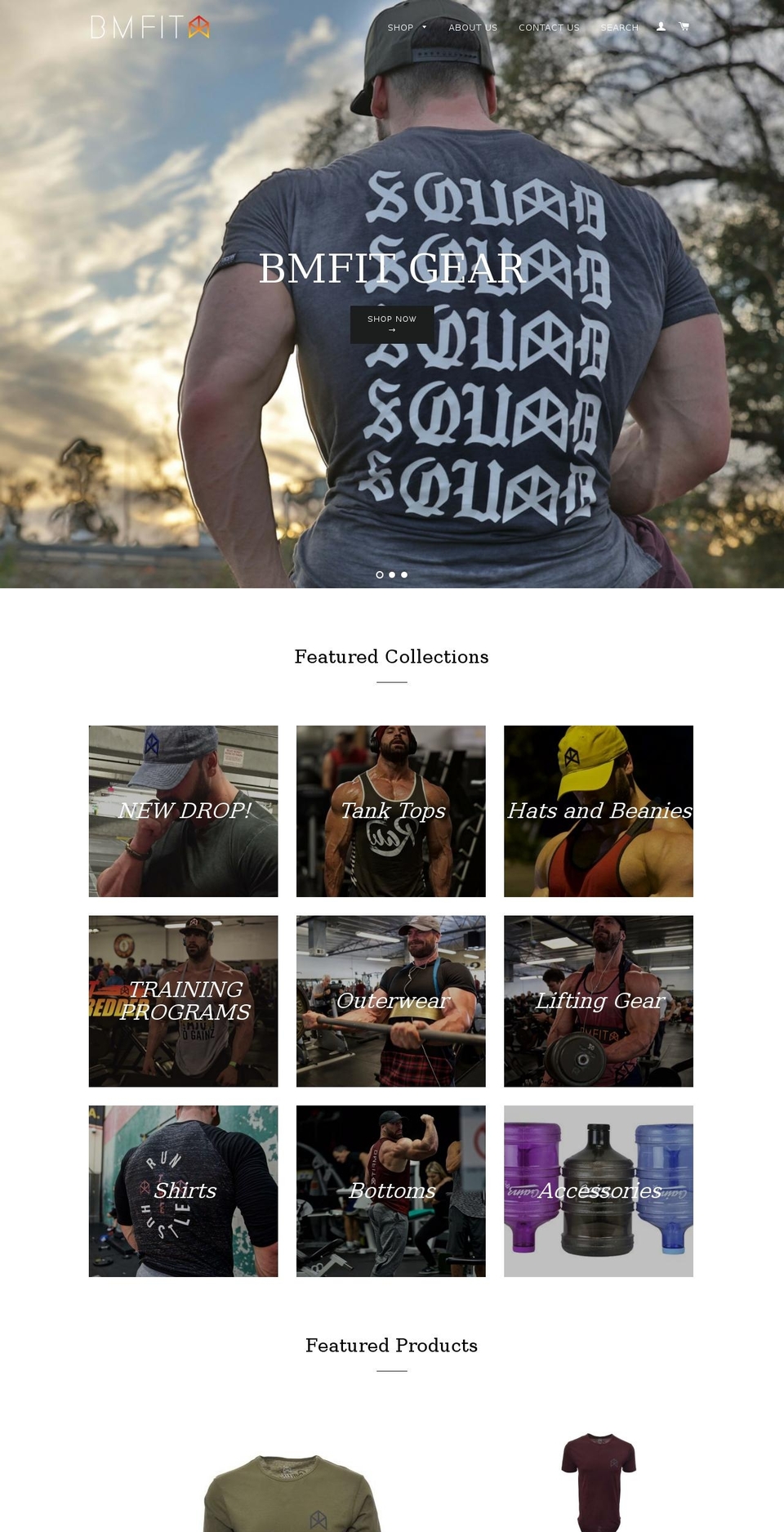 Best-Sellers-Restock Shopify theme site example bmfitgear.com