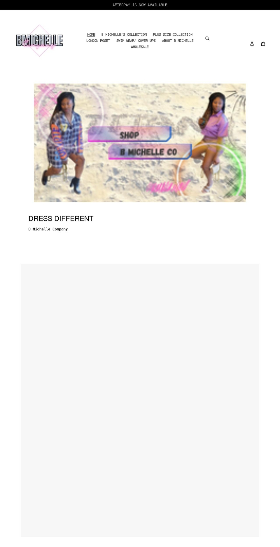 bmichelleco.com shopify website screenshot