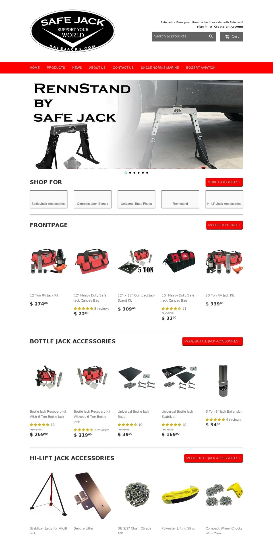 bmihydraulics.com — Shopify storefront screenshot