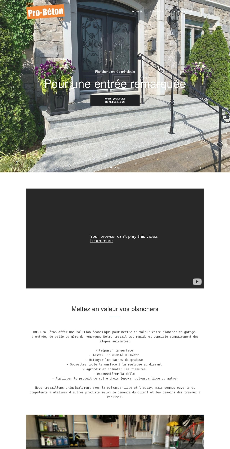 bmkprobeton.com shopify website screenshot