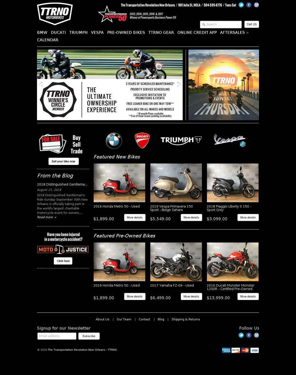 bmwmotorcyclesofneworleans.com — Shopify storefront screenshot