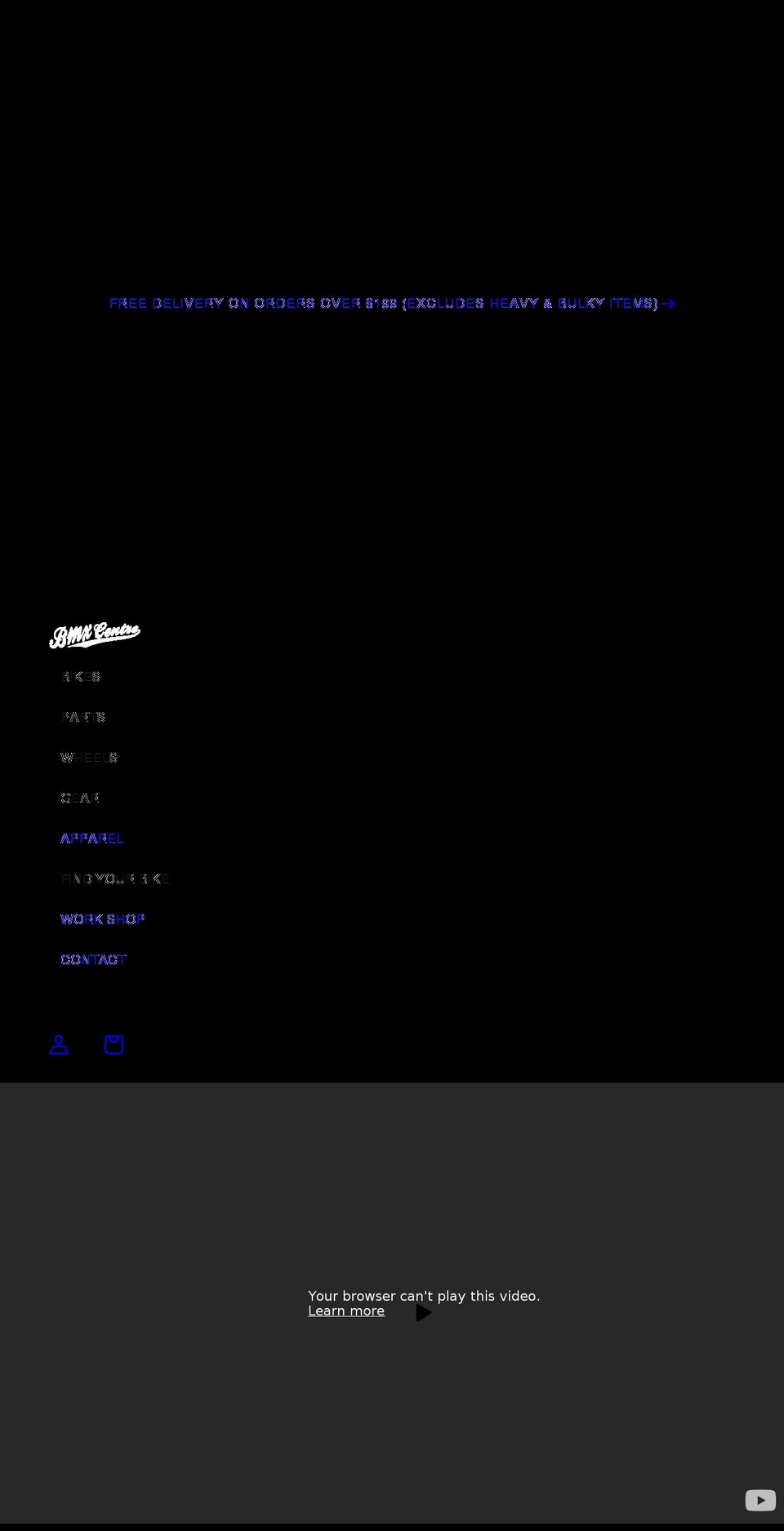 bmx-centre.com shopify website screenshot