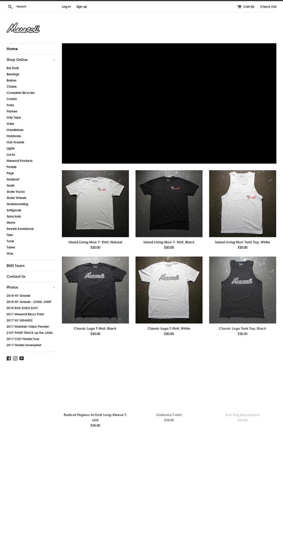 bmxretailer.com — Shopify storefront screenshot